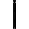 Ekena Millwork Eris Wrought Iron Bracket, (Single center brace), Antiqued Warm Silver 1 1/2"W x 7 1/2"D x 10"H BKTM01X07X10SERAWS - alternate 2